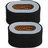 Carkio 114650-12540 - Filtro aria pre-filtro Combo Cleaner compatibile con Yanmar L90 L100 L90AE L100AE 9Hp 10Hp motore Sostituire 114650-12570 114650-12590 114650-12591 (confezione da 2)