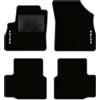 QUEMAR Tappetini Auto compatibili con Opel Astra K 2015-2021 / Kit Tappeti in Moquette e Gomma su Misura (Set 2 Anteriori + 2 Posteriori) / Ricami e Colori Personalizzati (2 Ricami, Bordo Antracite)