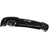 LCKOIK Diffusore paraurti posteriore compatibile con Audi A3/S3 8V 2017 2018 2019 2020 terminale di scarico ABT(Black)