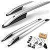 CHROMEMASTER | Barre da Tetto, Rail Tetto Compatibile con Toyota RAV4 2013-2018; Sono Utilizzate per il Montaggio di Portapacchi, Box da Tetto o Portabiciclette | Costruzione in Alluminio