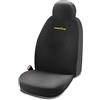 Goodyear Coprisedile Auto Anteriore Universale, Fodera Singola Tessuto Traspirante, Compatibile Air-Bag Laterali, Protezione per Cani e Sportivi, Anti-Sbiadimento UV, Logo Ricamato, SUV Berlina,Grigio