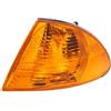 EDA PREMIUM auto Luce d'angolo, freccia, luce Sinistra GIALLO 63138370585 compatibile per BMW 3 E46 1998-2001, con portalampada, SDN/Touring, giallo