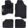 Auto Accessori Lupex Tappetini compatibili per Panda Seconda serie 169 e Terza serie 319 | Set Tappeti Sagomato in Moquette | Anteriori e Posteriori | Nome Logo Ricamato Personalizzato
