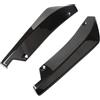 EIDASH Spoiler Posteriore Per P&eugeot Per RCZ 206 207 208 307 308 408 508 2008 3008 4008 5008 Auto Paraurti Posteriore Lip Diffusore Splitter Spoiler Scratch Protector(Nero)