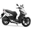 Generico Kit adesivi Compatibili con KYMCO AGILITY 125 decal grafica completa carene laterali ruote cerchi scegli colore -KIT A- Cod. 2055 (070 Nero)
