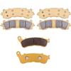 CKYDFE Pastiglie Dei Freni Per GL1800 Per Gold Wing Tour J GL 1800B Per Goldwing J Per Manuale GL 1800 2018 2019 2020 2021 Pastiglie Freno Anteriori E Posteriori(Front and Rear)