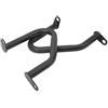 Bediffer Protezione Motore Crash Bar Protezione Corpo FG007BK Triumph Bonneville Black Iron 2 Pezzi Fit T100 T120 Thruxton Street Cup Twin Bobber dal 2016 al 2019 Accessori Moto