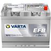 VARTA Batteria VARTA N72, serie Blue Dynamic EFB, 12 V, 72 Ah, 760 A, 261 x 175 x 220 mm