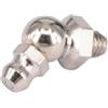 WELDRIC Ingrassatori in Ottone Raccordo for ingrassatore in Acciaio Inossidabile M5 M6 M8 M10 M12 M14 M16 1/8 1/4 BSPP Maschio 45/90 Gradi(45 Degree,M5x0.8)