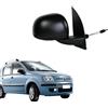RAEM RICAMBI AUTO Specchietto Retrovisore COMPLETO Meccanico Nero per Panda 169 2009-2011 - Compatibile, Non originale, adatto per la modifica da specchi piccoli a specchi grandi (Destro - Lato Passeggero)