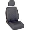 Zakschneider Coprisedile per Renault Trafic - Coprisedile Anteriore Sedile del Conducente - Colore Premium Grigio a Scacchi