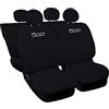Rebeca Shop COPRISEDILI PER AUTO COMPATIBILI CON 500 MADE IN ITALY SET IN VARI COLORI (Nero)