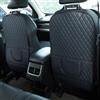 MSTMAZZ 2 Pezzi Protezione Sedile dello Schienale Auto per BMW X1 2009-2022 2023 2024 2025 E84 F48 F49 U11,Tappetino di Protezione in Pelle con Organizzatori,Impermeabile Protezione Sedile Anteriore