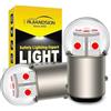 Ruiandsion 1157 BAY15D LED Retromarcia Rossa 1142 1152 6V-30V 12V 24V Sostituzione per Auto - Frecce/Retromarcia/Luci Posteriori/Freno Non-Polarità Anabbagliante/Abbagliante (Confezione da 2)