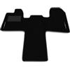 Somer Car Kit Tappetini Auto compatibili con Ford Transit Camper - Manuale 2014-2019 | Set Tappeti in Moquette, Bandiera Italia, Tappeto auto su misura