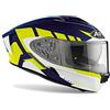 AIROH CASCO SPARK RISE BLUE/YELLOW MATT L