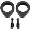Zohisin R lega di alluminio moto modificato supporto freccia 41 mm morsetti forcella argento (nero metallico)