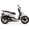Generico Kit adesivi Compatibili con peugeot tweet 125i 125 i active scooter decal grafica completa carene laterali scegli colore -KIT F- Cod. 2148 (070 Nero)