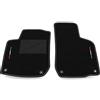 Somer Car Kit Tappetini Auto SOLO ANTERIORI 2pz compatibili con Volkswagen Golf 4 1997-2003 - 3-5 porte | Set 2 tappeti anteriori su misura in moquette, bandiera Italia