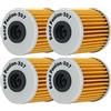 Road Passion Filtro Olio per KAWASAKI KX250 2006-2008/KX250F 249 2004-2017/KX450F 449 2016-2017(4 per pacchetto)
