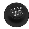 Hguvsjd Pomello Del Cambio Per Alfa Per Romeo Per Giulietta 2010-2020 Pomello Cambio A 6 Marce Leva Cambio Cambio Leva Cambio Emblema Distintivo Tappo Copertura Pomello Leva(Black white)