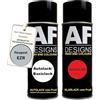 Alex Flittner Designs Auto Vernice Spray Set Peugeot EZR Gris Alluminio Metallizzato Base Vernice Trasparente Spray 400 ML