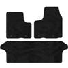 Kovvar Luxury Tappetini auto per Fiat Talento | 2016-2021 | 3 pezzi | Velour di lusso 11 mm | Poliammide | Versione: Doppia porta scorrevole | Passo lungo | Moquette su misura | Antiscivolo