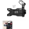 GYMARK Staffa per targa moto Luce LED Montaggio laterale Targa per Indian Scout Bobber Twenty Scout Rogue 2018-2024 Accessori Portatarga Pieghevole