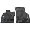 Audi 8Y1061501041 - Tappetini in gomma per tutte le stagioni, 2 tappetini in gomma anteriori, con scritta A3, non per Mild hybrid/eTFSI