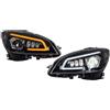TASEKI Gruppo Fari Anteriori Assy Per Benz Per La Classe C Per W204 Per C200 C260 C63 2007-2011 Fari A LED DRL Indicatori Di Direzione Lente Allo Xeno Luci Anteriori Montaggio Fari Auto(For original xenon)
