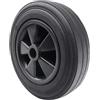 trailer parts4u Winterhoff 294364 - Ruota di ricambio in gomma piena, 200 x 50 mm, per rimorchio, ruota di trailer, cerchione in plastica, adatta per Winterhoff, Alko Knott ecc