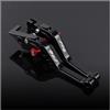 USAMZOM Leve Freno Frizione Moto Per YAMAHA FZ 6 FZ6 2004-2010 Moto Leve Freno E Frizione Regolabili Corte(D)