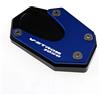 LITOSM Piastra Cavalletto,Estensione cavalletto laterale Uso adatto per Suzuki V-Strom 1050 XT VSTROM 1050 2020 Moto CNC Lato Kingstand Stand Extension Ingrandisci piastra universale (Color : Blue)