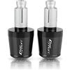 WJSM C 600 Sport Moto 7/8 22 MM Manubrio Manopole Manubrio End Cap Per BMW C600 Sport 2011 2012 2013 2015 CNC In Alluminio (Color : Black)