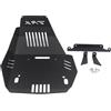 vansn TRK502 TRK520X Piastra paramotore in alluminio Protezione motore Coperchio di protezione del telaio compatibile con gli accessori TRK 502 502X(Black)