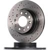 Brembo 2x BREMBO Disco freno Posteriore Ø278mm Altezza: 43mm Spessore: 12mm pieno forato 08.9364.2X Compatibilità con ALFA ROMEO GIULIETTA 940, FIAT 500X 334, JEEP Renegade SUV BU, B1