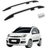 TURTLE Compatibile con Barre portatutto Crown Fiat Panda (319) 20122024 | Nero