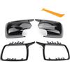 IUKMRT Copertura Specchietto Per BMW X3 X 3 E83 2003-2010 Copertura Specchietto Retrovisore Di Ricambio Nero Lucido Con Attrezzo Calotta Copertura Specchio