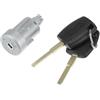 HUVNEXA Cilindro di blocco accensione con chiavi - Gruppo di blocco cilindro interruttore accensione auto - for Ford, for Transit MK8 2014-2019 in metallo color argento - 1 set Blocco dell'interruttor