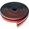 SYBLW Compatibile con BMW per E90 E46 E60 F10 F30 E39 E36 F20 X5 E70 E53 E92 M3 E91 E30 E87 Bordo Finestrino Parabrezza Tetto Guarnizione in Gomma Parabrezza Striscia Tenuta