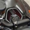Paraserbatoio.it ADESIVO RESINATO EFFETTO 3D, PER MOTO COMPATIBILE CON DUCATI MONSTER 937 RED (PROTEZIONE ZONA CHIAVE)