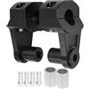 Generico Riser manubrio - Set di morsetti per montaggio in alluminio, design antivibrante, ad altezza regolabile, di fissaggio sicuro, struttura resistente alla ruggine | per manub