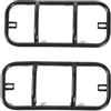 EKEGUY Modanature fari posteriori Coprifari Per Suzuki Per Jimny 2007-2017 Fanali Posteriori Per Auto Fendinebbia Kit Di Finiture Decorative Accessori Esterni Cappe per lampade per auto(Rear Fog A)