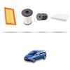 HOFFCAR Kit tagliando 4 filtri compatibile con Ford Focus C-Max 1.8 TDCI 85kw dal 2005
