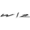 Bruce & Shark Metal Wing W12 Emblem Badge Sticker adatto per Bentley Genuing Continental Gt Gtc