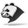 erreinge Sticker Panda SX Adesivo Sagomato in PVC per Decalcomania Parete Murale Auto Moto Casco Camper Laptop - cm 35
