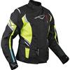 A-pro, giacca da moto, da donna, con protezioni, termica, impermeabile, fluo, L