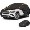 RONGESAEFS Copertura auto per Mercedes GLA(2013-22) telo copriauto da esterno,Copertura per auto impermeabile antivento antigraffio resistente ai raggi UV