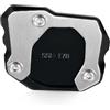 ECVHIPKLG Cavalletto Laterale del Motociclo Pad Accessori Moto per B&MW F700GS F 700GS F 700 GS 2012-2021 Parti Piede Cavalletto Laterale Piastra di Ingrandimento Cavalletto Ingrandisci Estensione(1)