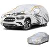 RONGESAEFS Copertura auto per Mercedes GLA(2013-22) telo copriauto da esterno,Copertura per auto impermeabile antivento antigraffio resistente ai raggi UV